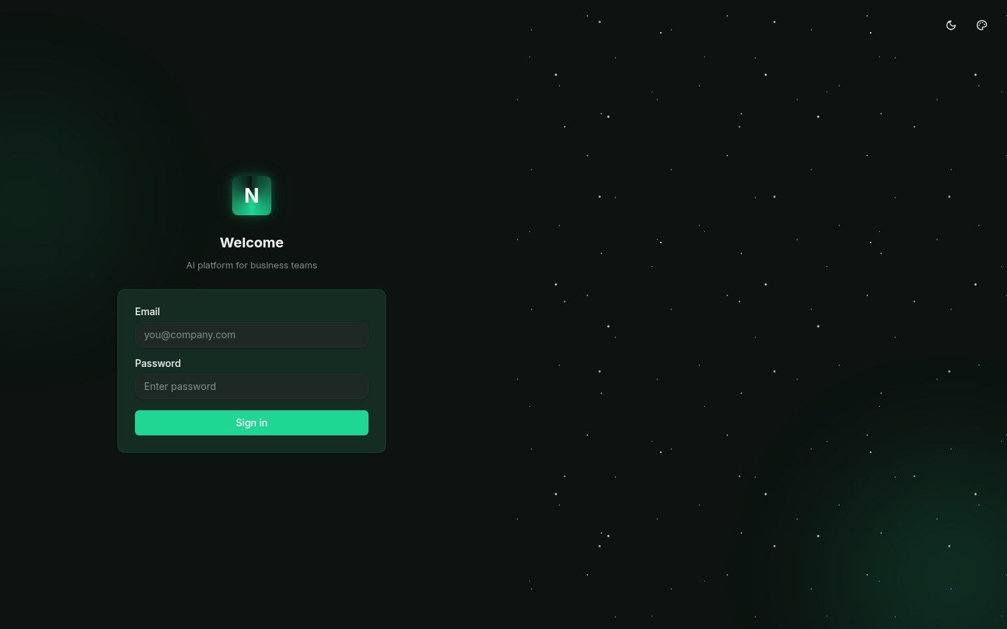 Sign in to the NeuroFather platform
